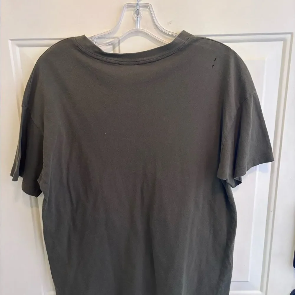American Eagle Outfitters AC/DC Band Tee in Olive - Picture 4 of 6